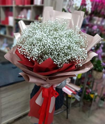 Букет цветов из: Гипсофила в Старопавловской
