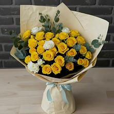 Букет цветов из:  Розы в Старопавловской
