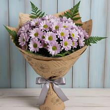 Букет цветов из:  Хризантемы в Старопавловской