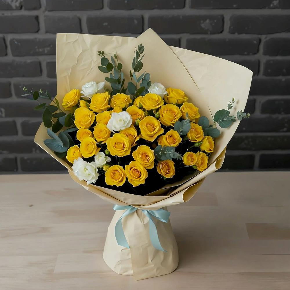 Букет цветов из: Розы в Старопавловской