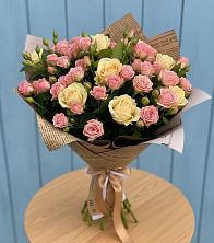 Букет цветов из:  Розы в Старопавловской