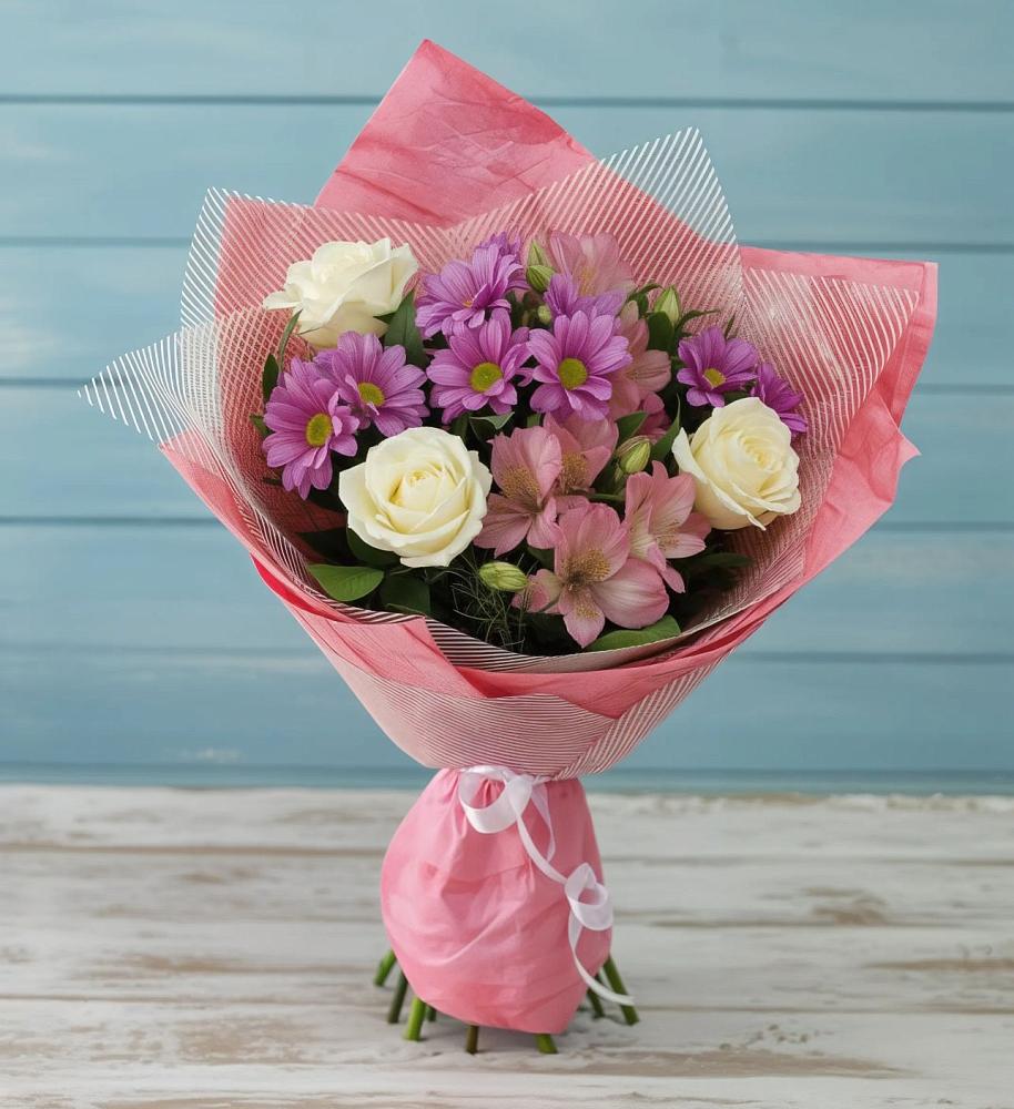 Букет цветов из: Герберы в Старопавловской