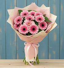 Букет цветов из:  Герберы в Старопавловской
